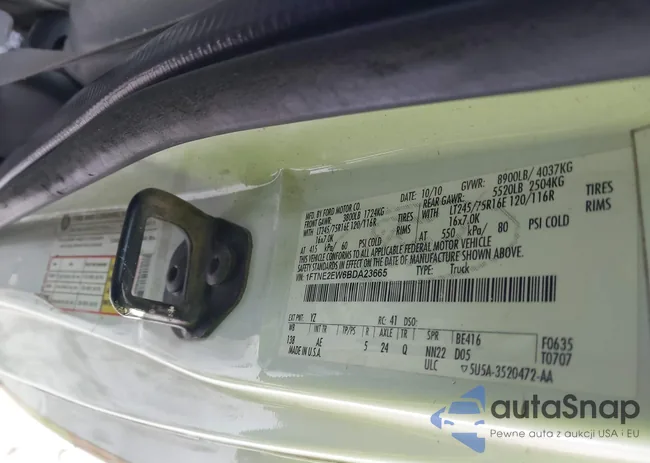 1FTNE2EW6BDA23665: 41045981