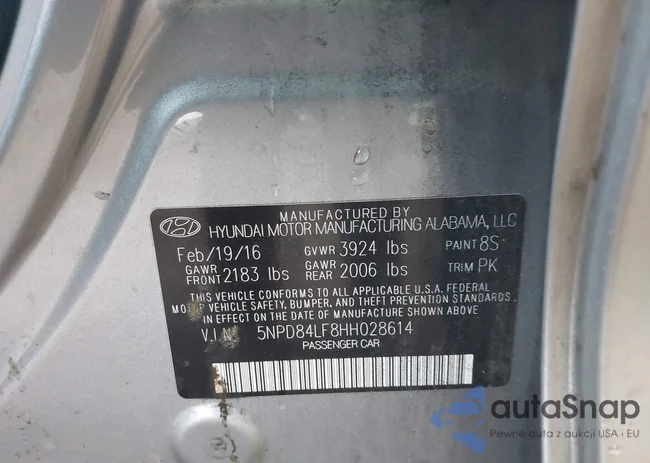 5NPD84LF8HH028614: 41049522