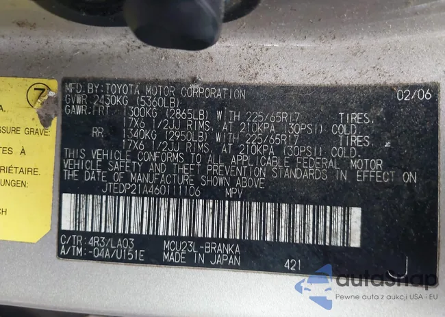 JTEDP21A460111106: 41050722