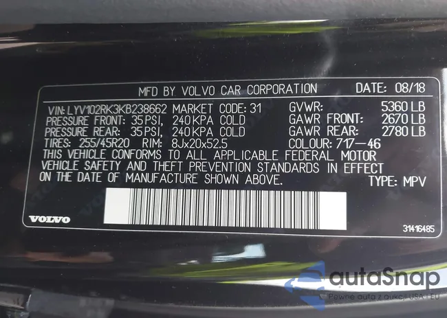 LYV102RK3KB238662: 41052024