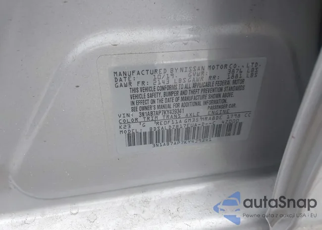 3N1AB7AP7KY439341: 41052742