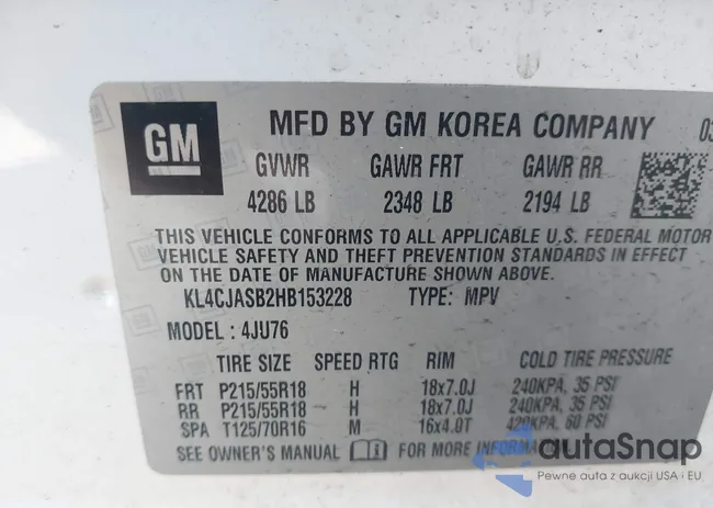 KL4CJASB2HB153228: 41054704