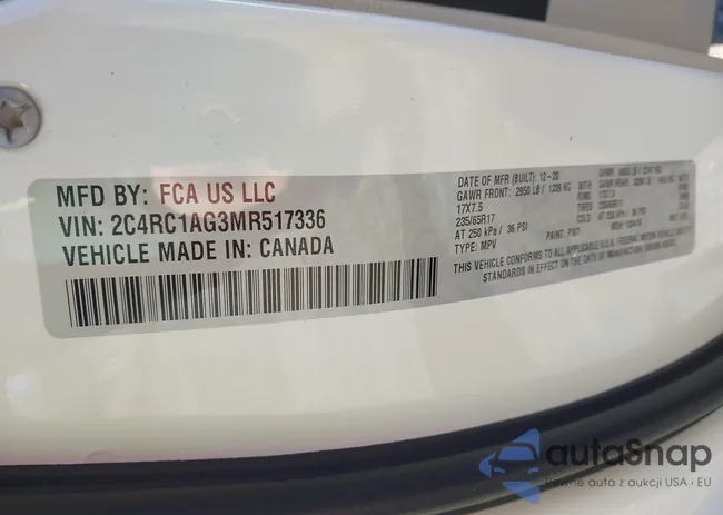 2C4RC1AG3MR517336: 41055532