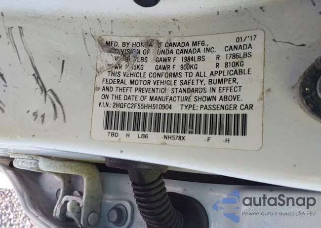 2HGFC2F55HH510904: 41057862