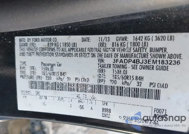 3FADP4BJ3EM183236: 41057408