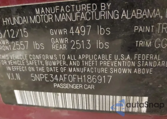 5NPE34AF0FH186917: 41060655