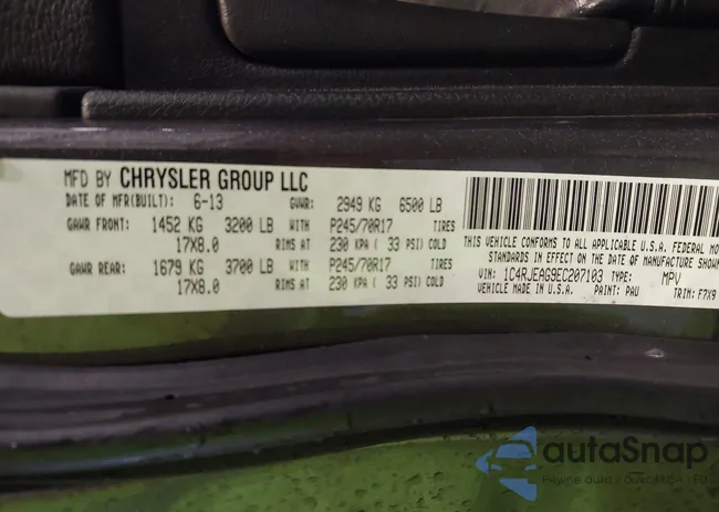 1C4RJEAG9EC207103: 41064364