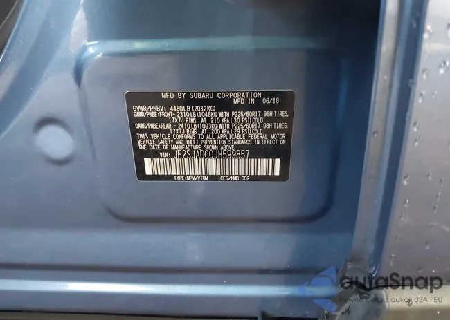 JF2SJADC0JH599857: 41066471