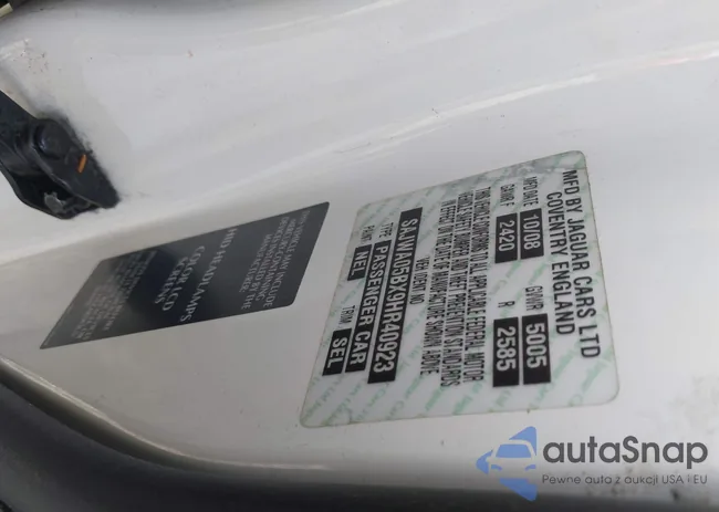 SAJWA05BX9HR40923: 41088588