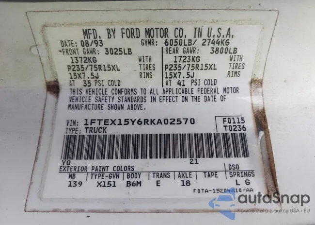 1FTEX15Y6RKA02570: 41092354