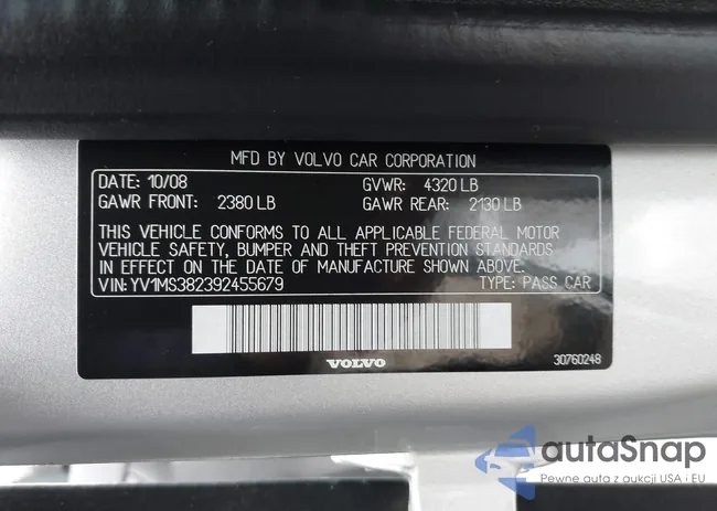 YV1MS382392455679: 41095404