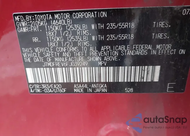 JTMDFREV6FJ039249: 41096578