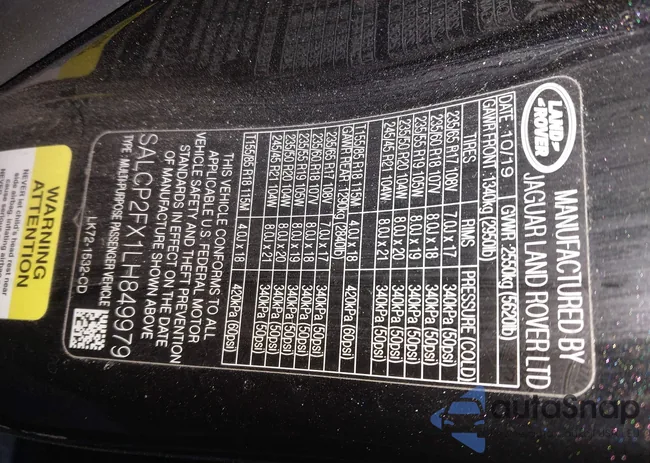 SALCP2FX1LH849979: 41101259