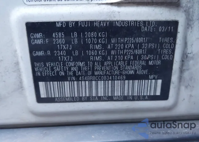 4S4BRBCC0B3410469: 41106512