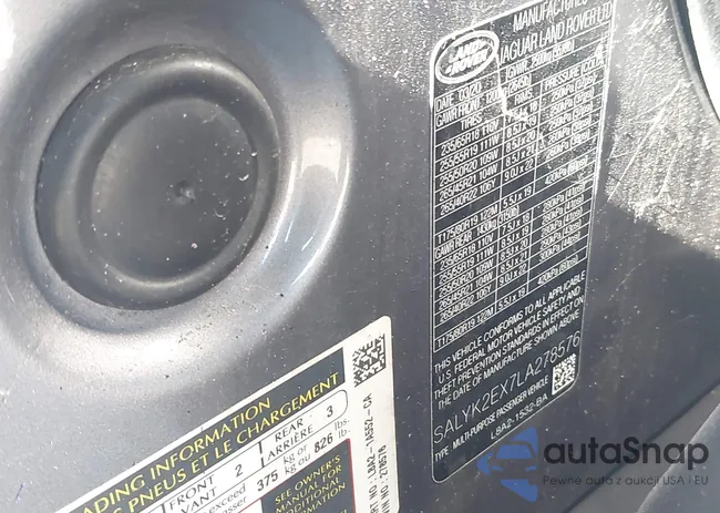 SALYK2EX7LA278576: 41110632