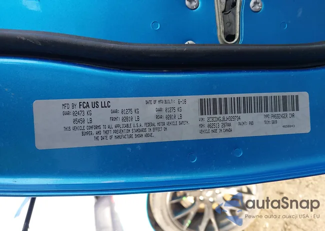 2C3CDXGJ8JH329734: 41112760