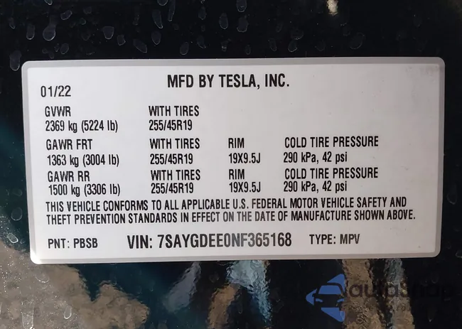 7SAYGDEE0NF365168: 41115504