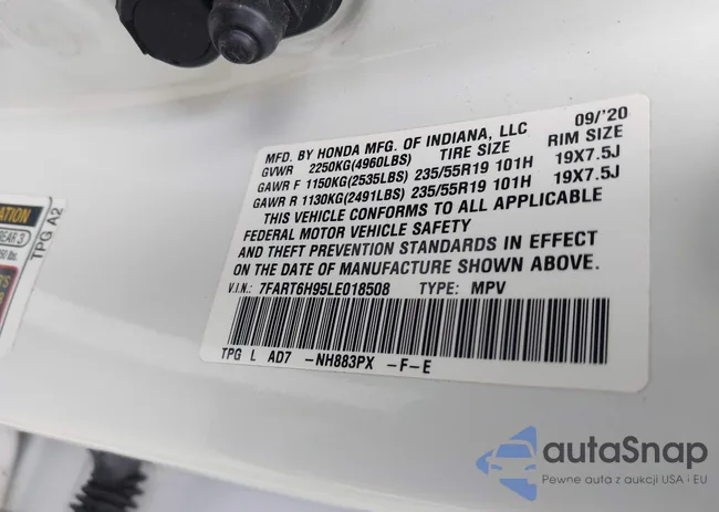 7FART6H95LE018508: 41118485