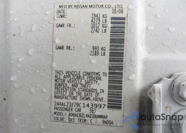 1N4AL21E79C143997: 41124746