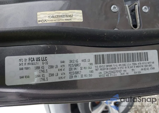 1C4NJCEA4GD797457: 41130227