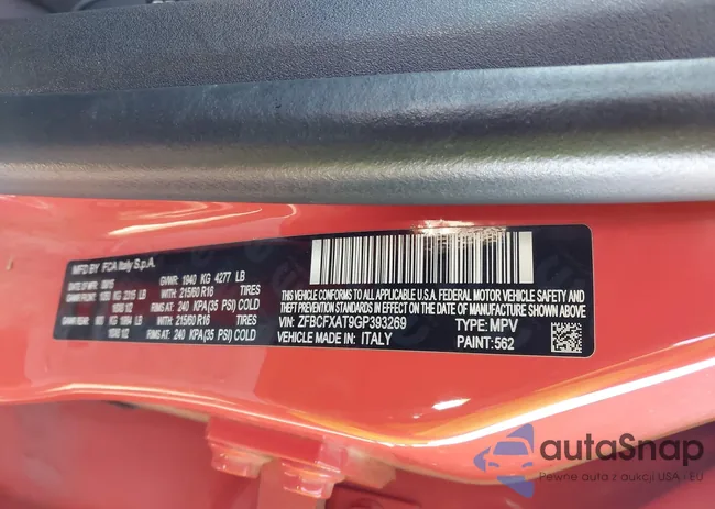 ZFBCFXAT9GP393269: 41133805