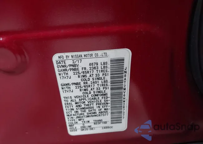 JN8AT2MV6HW267377: 41143466