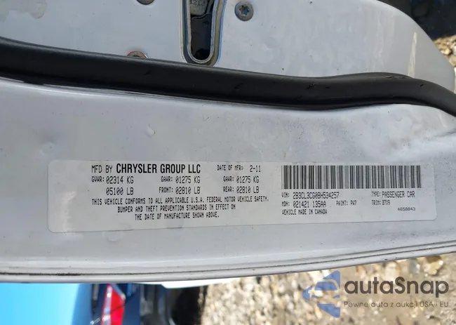 2B3CL3CG0BH534257: 41147483