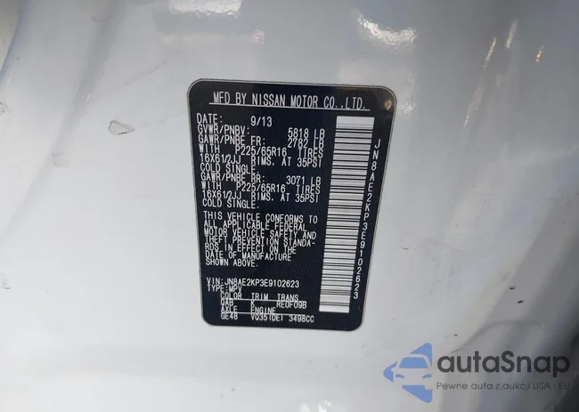 JN8AE2KP3E9102623: 41149392