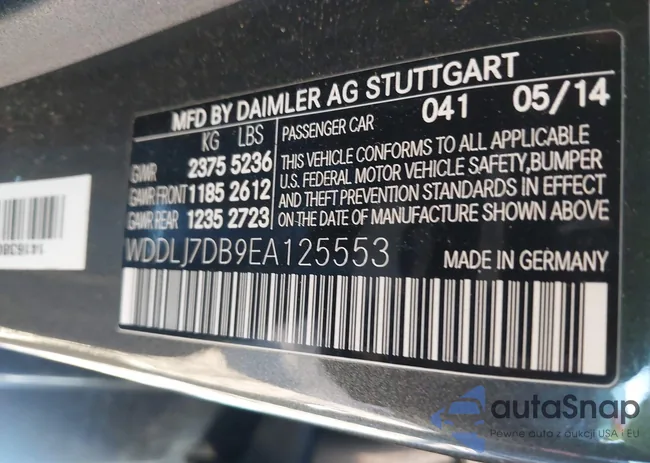 WDDLJ7DB9EA125553: 41148883