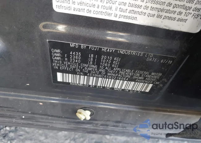 4S3BMBC65B3216064: 41153841