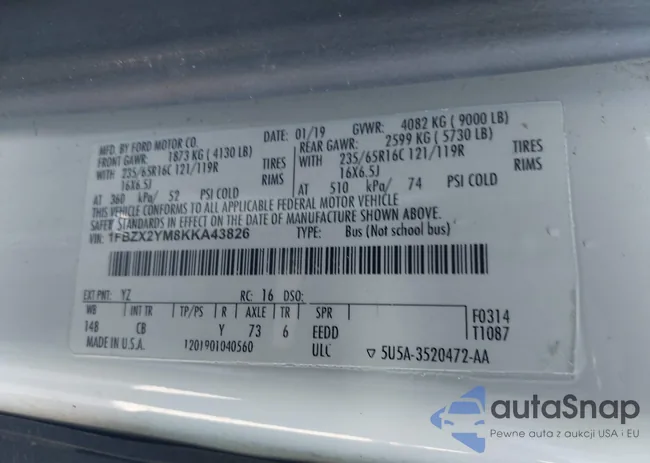 1FBZX2YM8KKA43826: 41154848