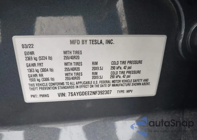 7SAYGDEE2NF392307: 41156648