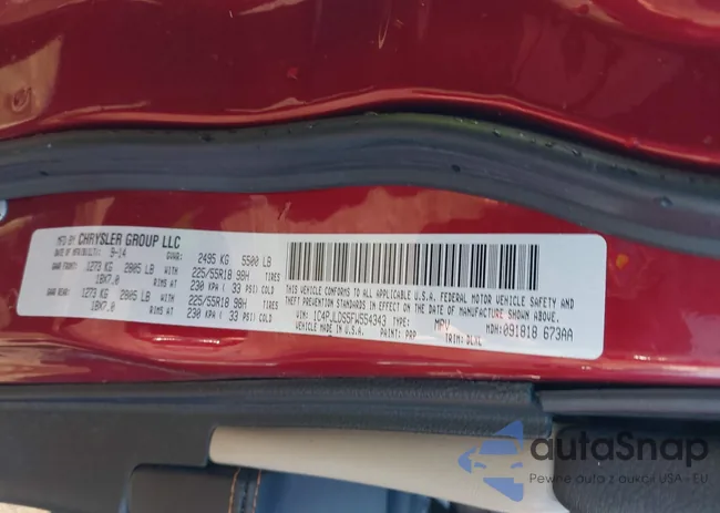 1C4PJLDS5FW554343: 41157331