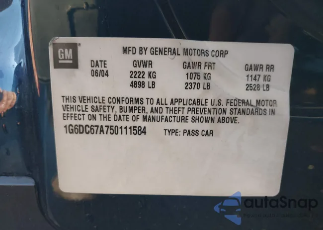 1G6DC67A750111584: 41158403