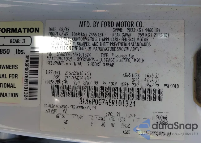 3FA6P0G76ER101324: 41159820