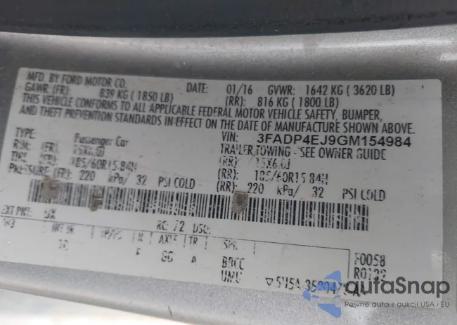 3FADP4EJ9GM154984: 41163433