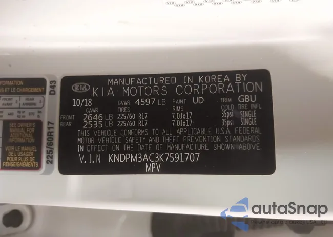 KNDPM3AC3K7591707: 41163676