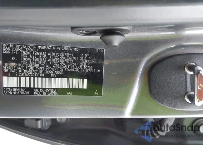 2T2BK1BA7CC130104: 41167166