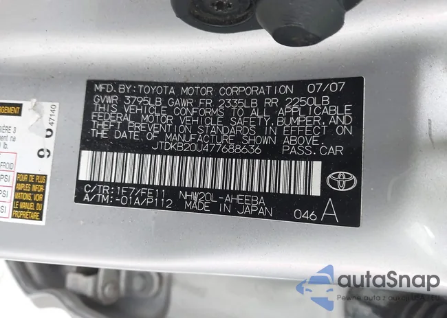 JTDKB20U477688636: 41169944