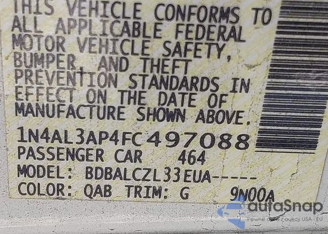 1N4AL3AP4FC497088: 41171815