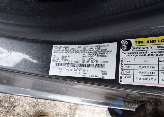 3FADP4BJ2KM165211: 41173520