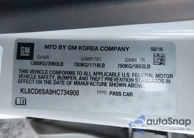 KL8CD6SA9HC734908: 41176347