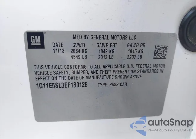 1G11E5SL3EF180128: 41177320