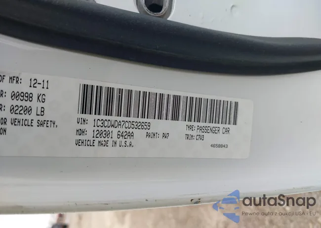 1C3CDWDA7CD532659: 41179247