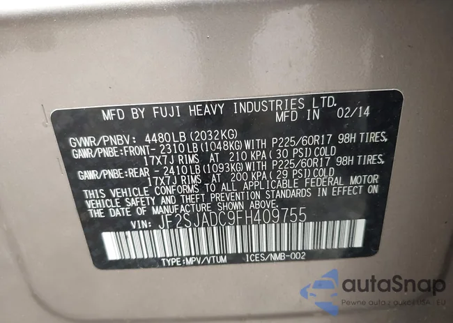 JF2SJADC9FH409755: 41179601