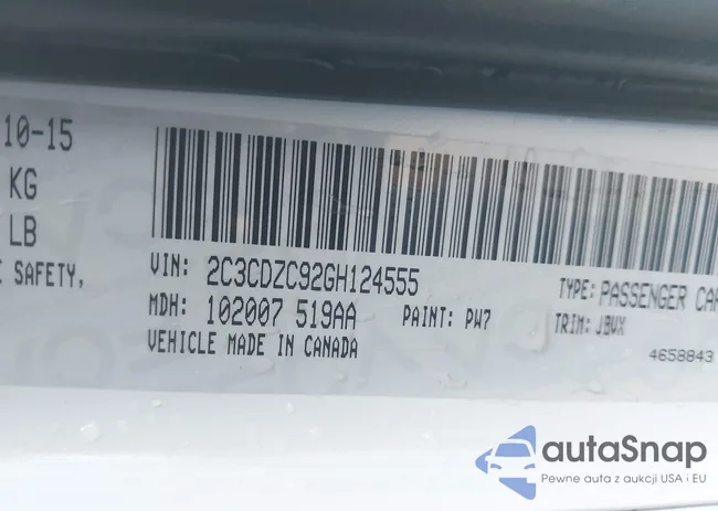 2C3CDZC92GH124555: 41188305