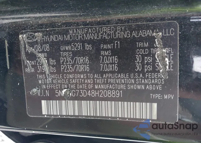 5NMSG73D48H208891: 41190294