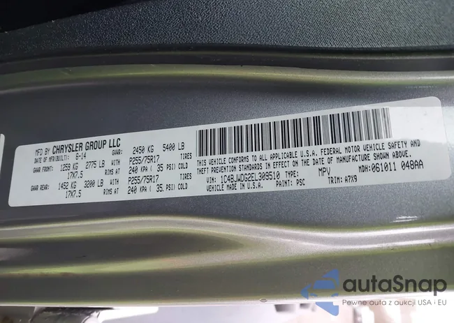 1C4BJWDG2EL309510: 41189842