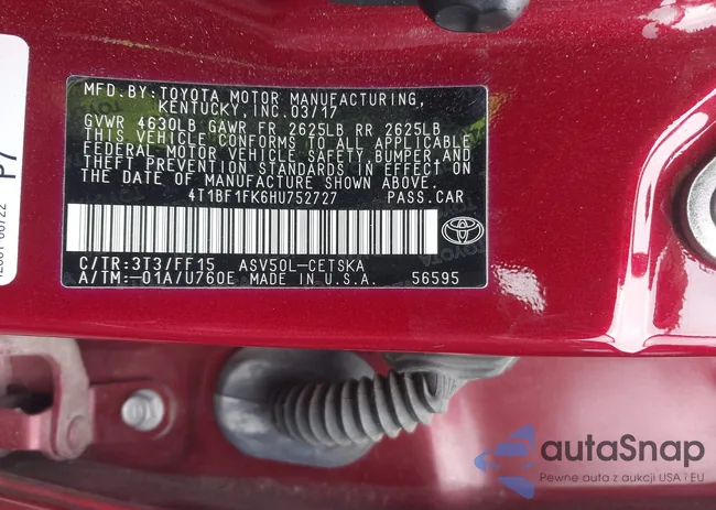 4T1BF1FK6HU752727: 41192513