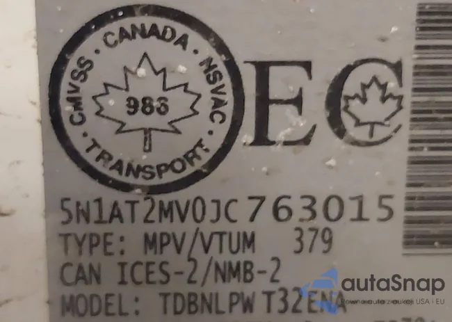 5N1AT2MV0JC763015: 41195633